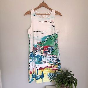 💛 !SLAE! Crown & Ivy Beach Scape Dress Sz 6